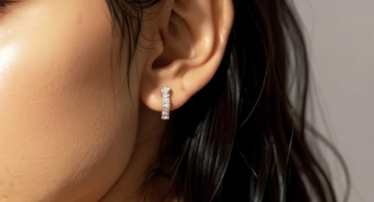 The Roots Mini Diamond Huggies