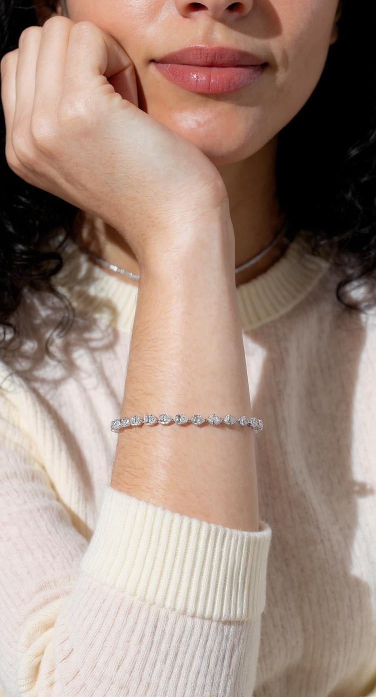 The Dinner Party Pear Tennis Bracelet