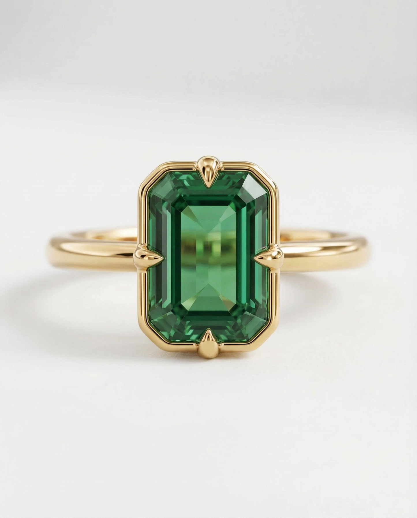 Saguaro Cactus Solitaire - Emerald