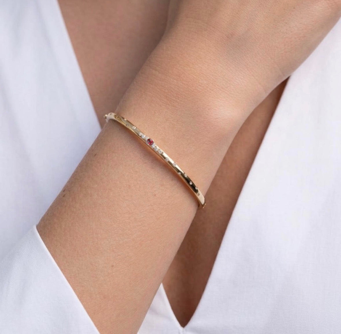 The Bonbon Ruby Bangle