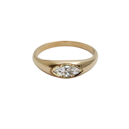 The Cactus Diamond Solitaire Ring