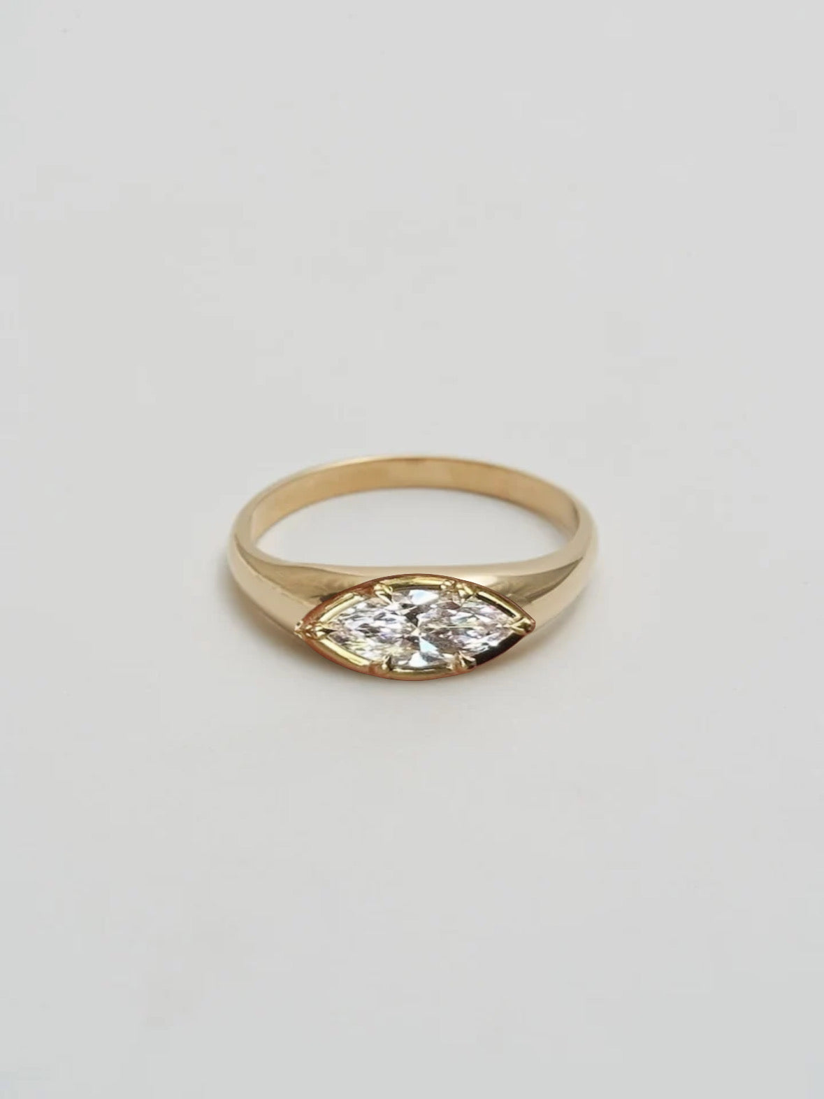 The Cactus Diamond Solitaire Ring