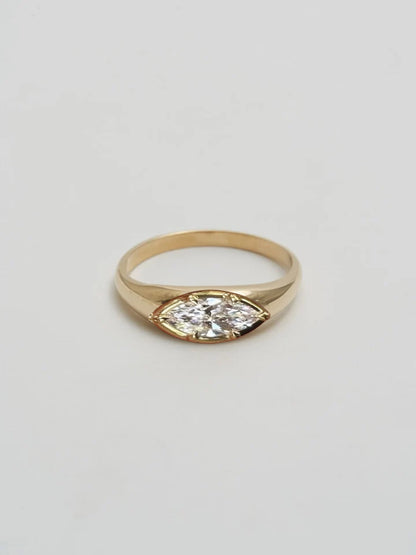 The Cactus Diamond Solitaire Ring