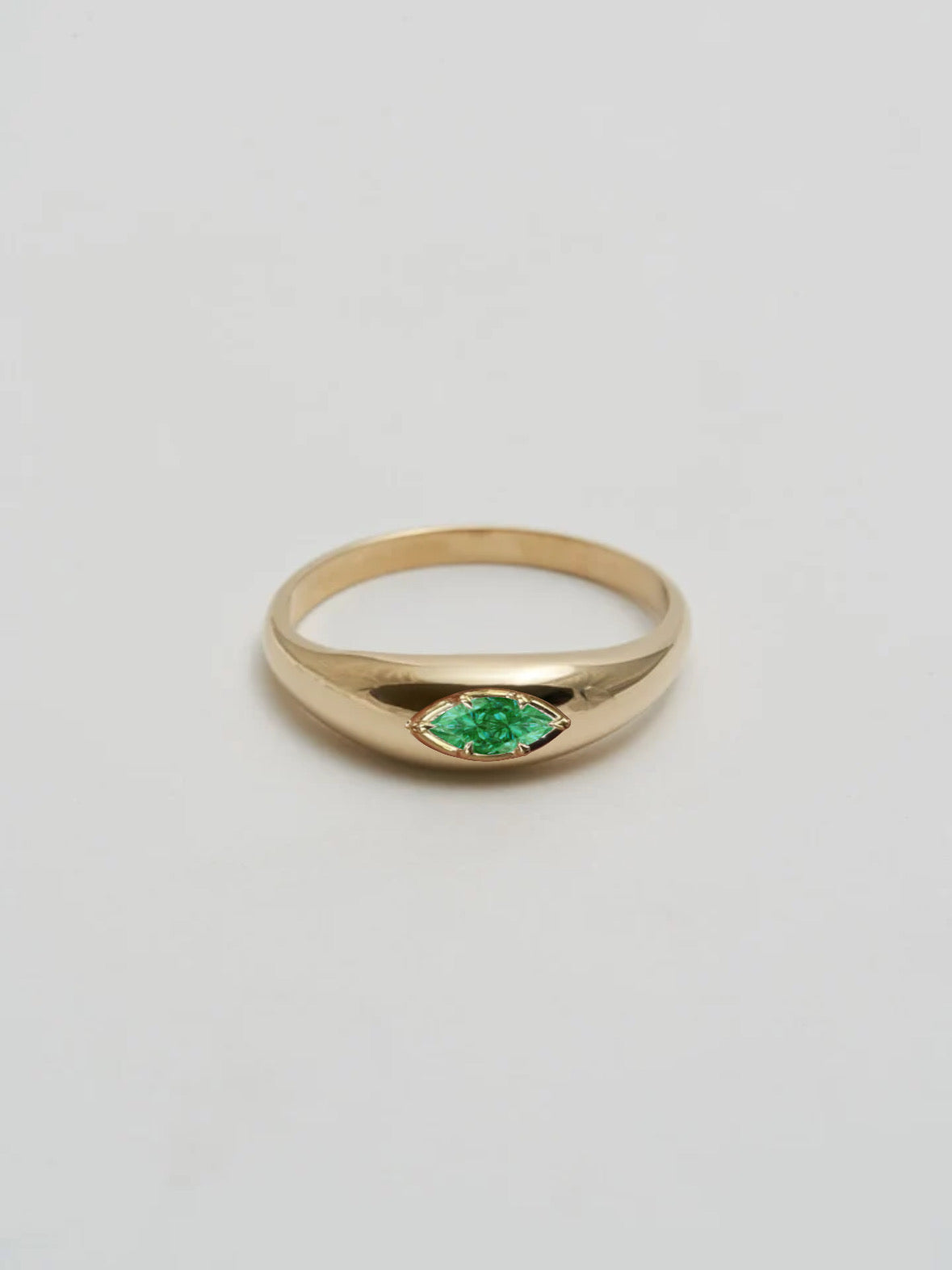 The Cactus Emerald Solitaire Ring