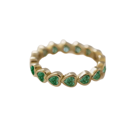 The Cactus Emerald Eternity Ring