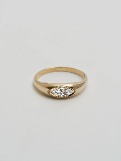 The Cactus Diamond Solitaire Ring