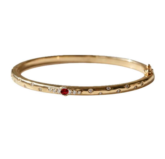 The Bonbon Ruby Bangle