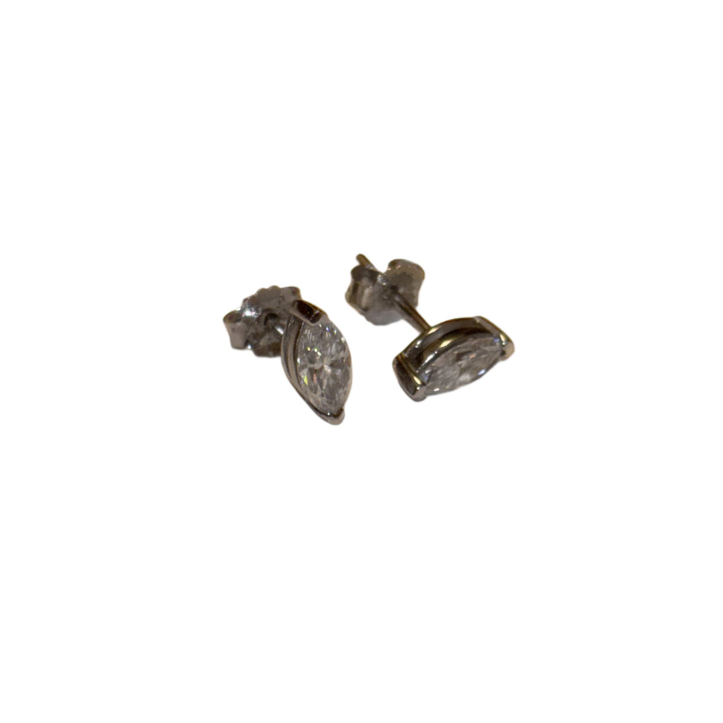 The Roots Marquise Diamond Stud