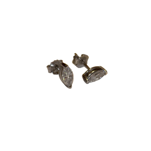 The Roots Marquise Diamond Stud