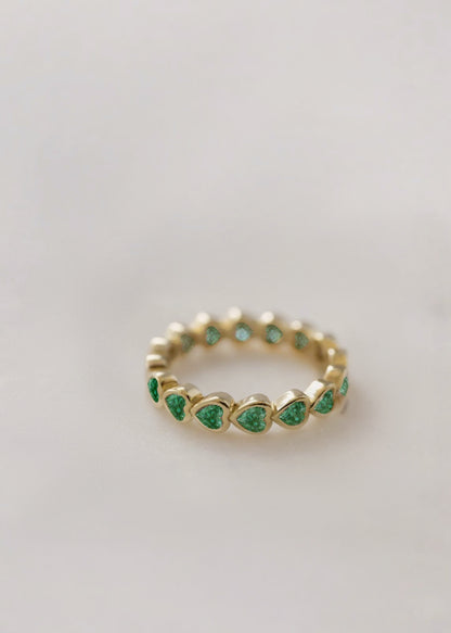 The Cactus Emerald Eternity Ring