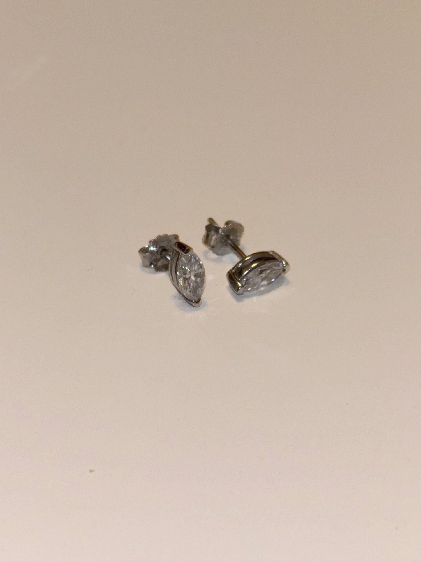 The Roots Marquise Diamond Stud