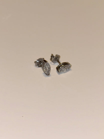 The Roots Marquise Diamond Stud