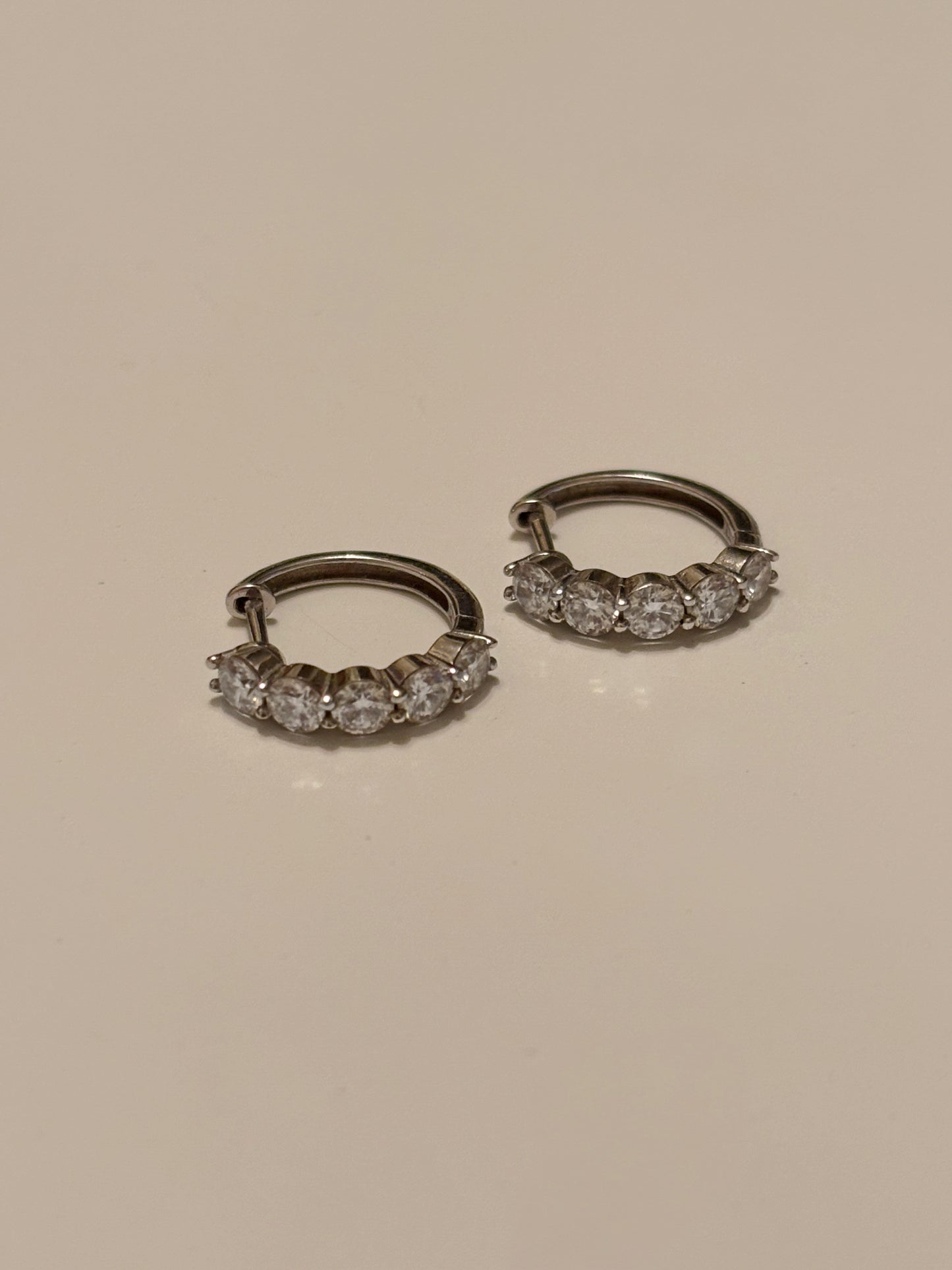 The Roots Diamond Hoops