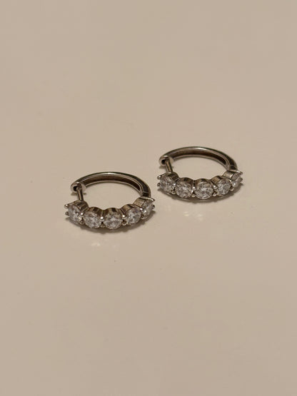 The Roots Diamond Hoops