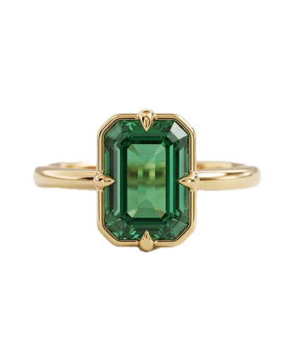 Saguaro Cactus Solitaire - Emerald