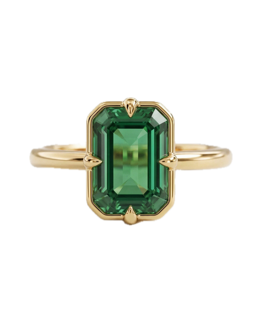 Saguaro Cactus Solitaire - Emerald