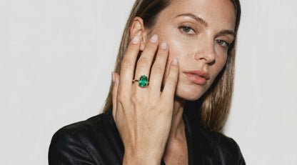 Saguaro Cactus Solitaire - Cushion