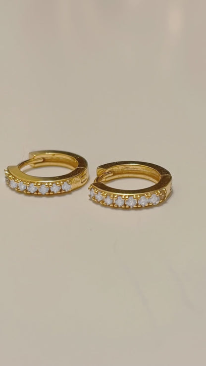 The Roots Mini Diamond Huggies