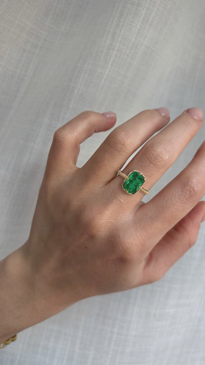 Saguaro Cactus Solitaire - Cushion